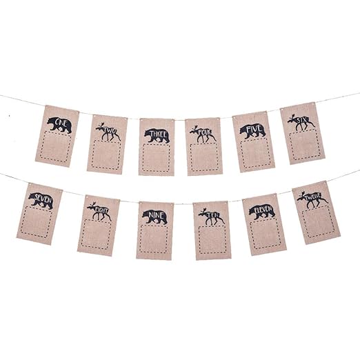 Funpa Hanging Banner Birthday Banner Creative Photo Display