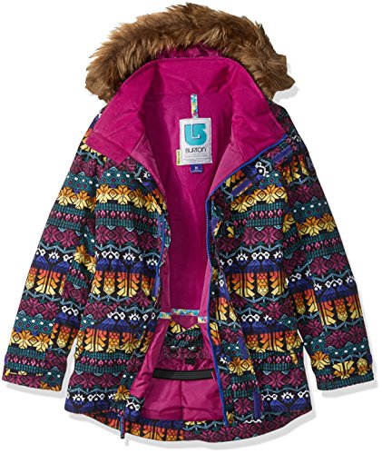 Burton Youth Girls Aubrey Parka Jacket Figaro Stripe X Small