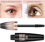 Hualijia 4D Silk Fiber Eyelash Mascara Black Extra Length & Volume view 5