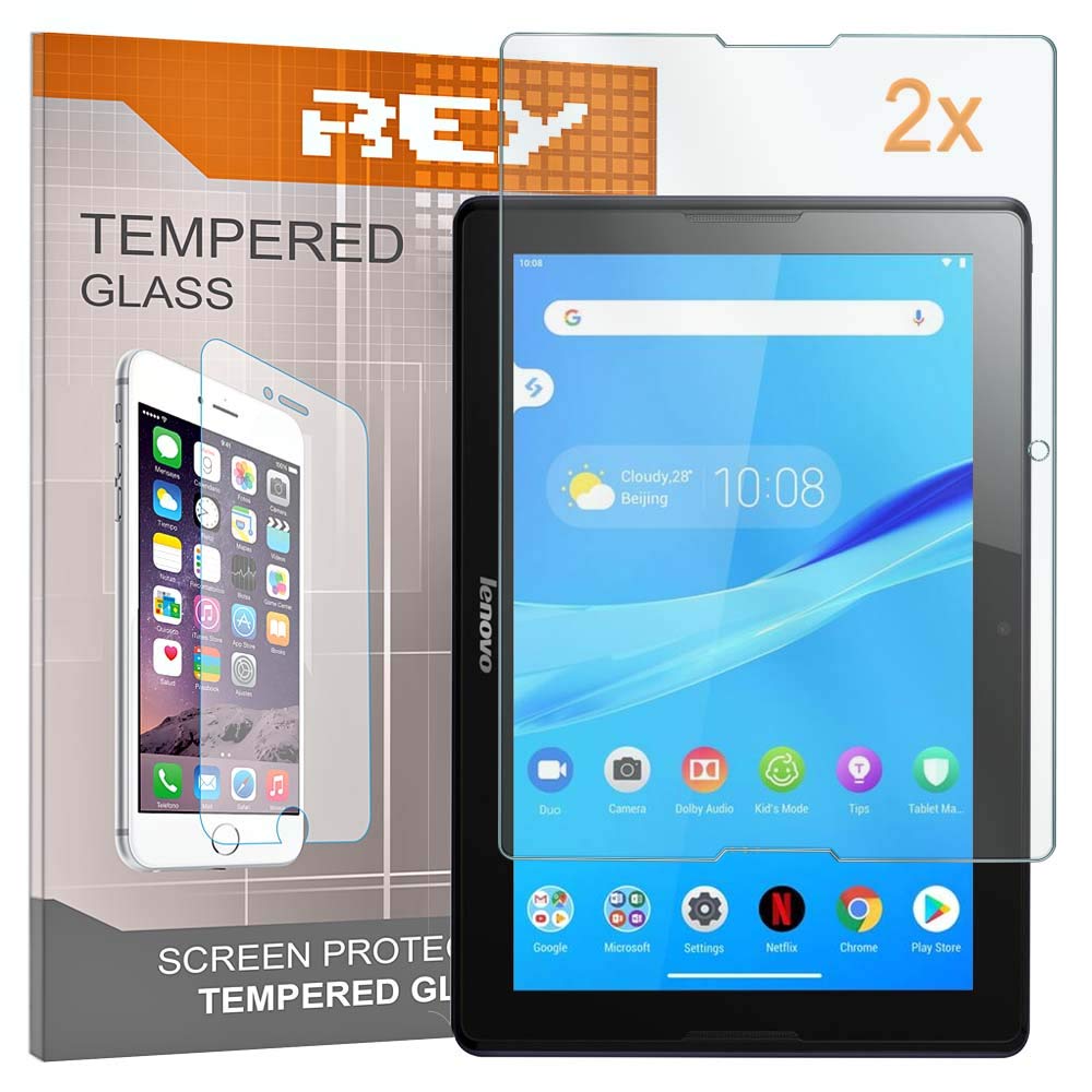 Screen Protector for LENOVO TAB 2 A10-70 10,1" MODELO A7600-F, Tempered Glass Film, Premium quality, [Pack 2x]