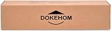 DOKEHOM 4-Satin Nickel Hooks on White Board Wall Mounted Coat Rack view 7