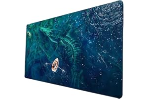 STORKY MTG Playmat, Game Play Mat for MTG TCG 24 x 14 inches Trading Card Inked Game Playmats with Storage Bag Smooth Rubber Surface Battle Game