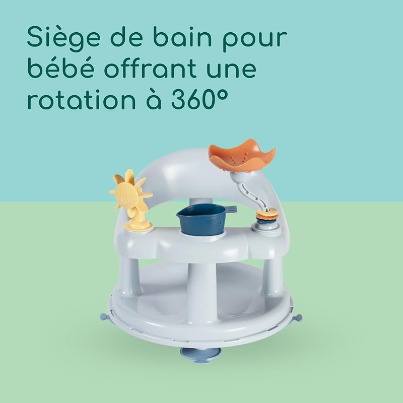 Anneau de Bain Pivotant avec Jeux, 0–10 kg, Blue