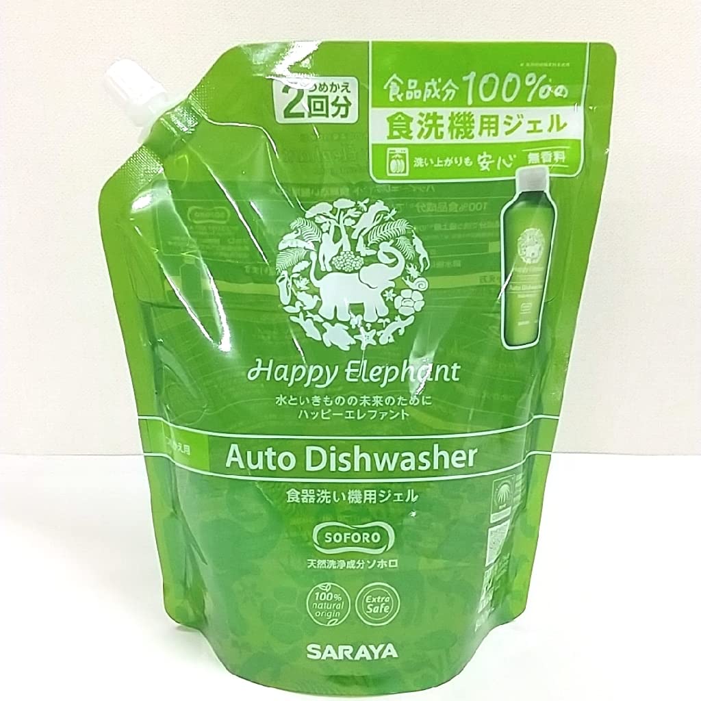サラヤ ハッピーエレファント 食器洗い機用ジェル 詰替 800ml商品画像