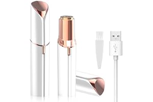 LAIKME Facial Hair Remover for Women - Lady Removal Shaver - USB Rechargeable Lady Face Epilators Trimmer for Face Lips Chin Peach Fuzz Arms Legs