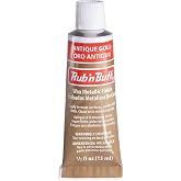 F|S FRAMER SUPPLY Amaco Rub 'N Buff Wax Metallic Finish, Antique Gold &mdash; Single 15ml Tube