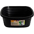Arm & Hammer Simply Recycled Cat Litter Pan, Jumbo, Easy to Scoop and Clean, Sturdy, Black, Made in USA