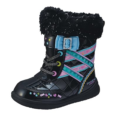 Amazon スノーブーツ 子供用 瞬足レモンパイ レインブーツ 女の子