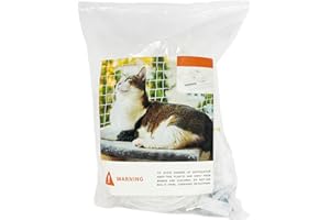AIYGO Cat Netting for Balcony and Windows - Transparent Nylon Pet Mesh Fence - Anti-Fall
