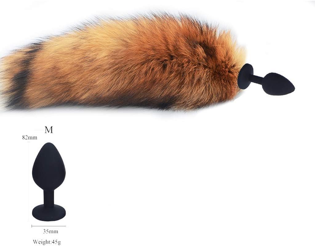 Haorzi Fox Tail with Medium Size Silicone P-Lug