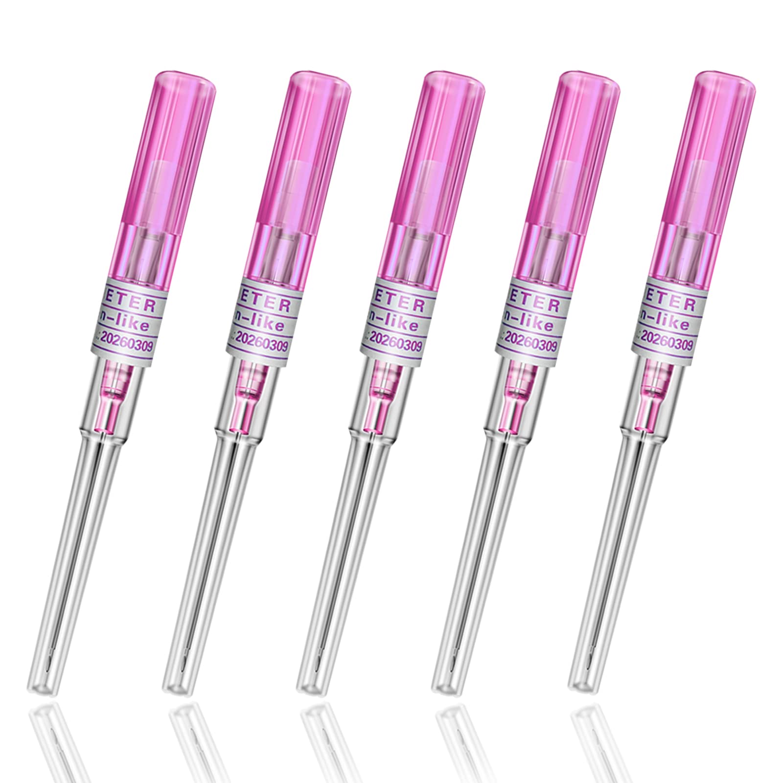 Sotica Piercing Needles 20G, 5PCS Catheter Needles Piercing Accessories for Ear, Nose, Lip, Tongue