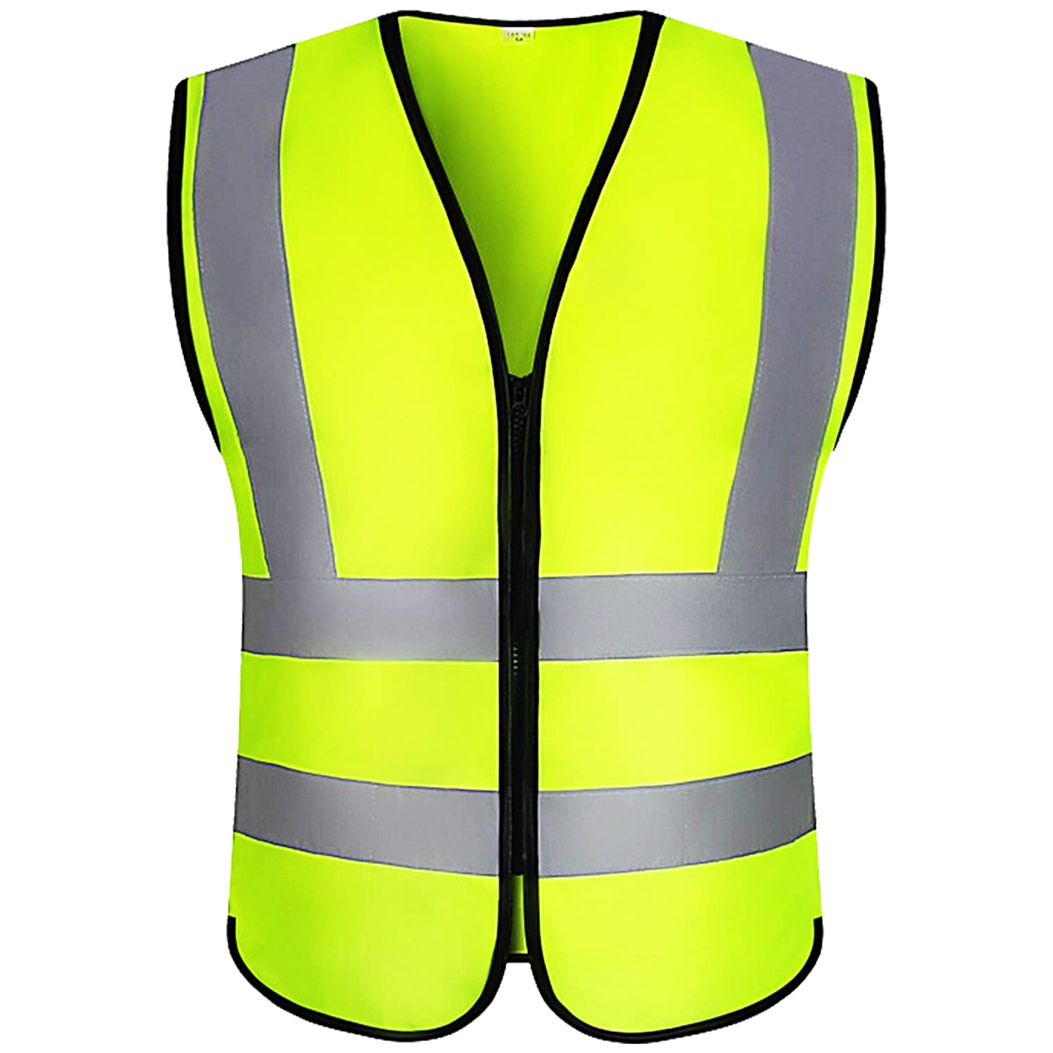 Hi Vis Vest, Security High Visibility Vest, Reflective Jackets, High Vis Vests for Men, Women, Adult, Hi Viz Vests Neon Yellow/Green