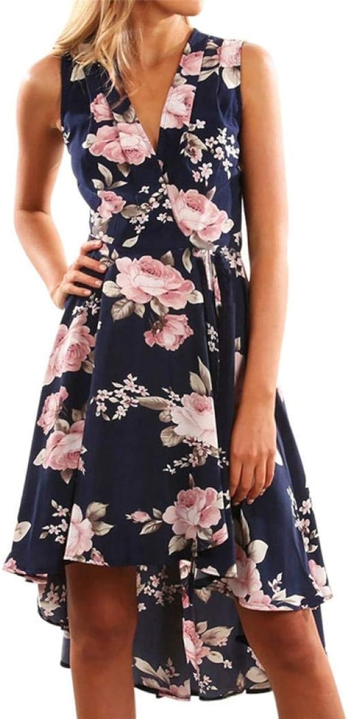 Vestido De Las Mujeres Hombro Vestidos Negocios del Verano Fuera De
