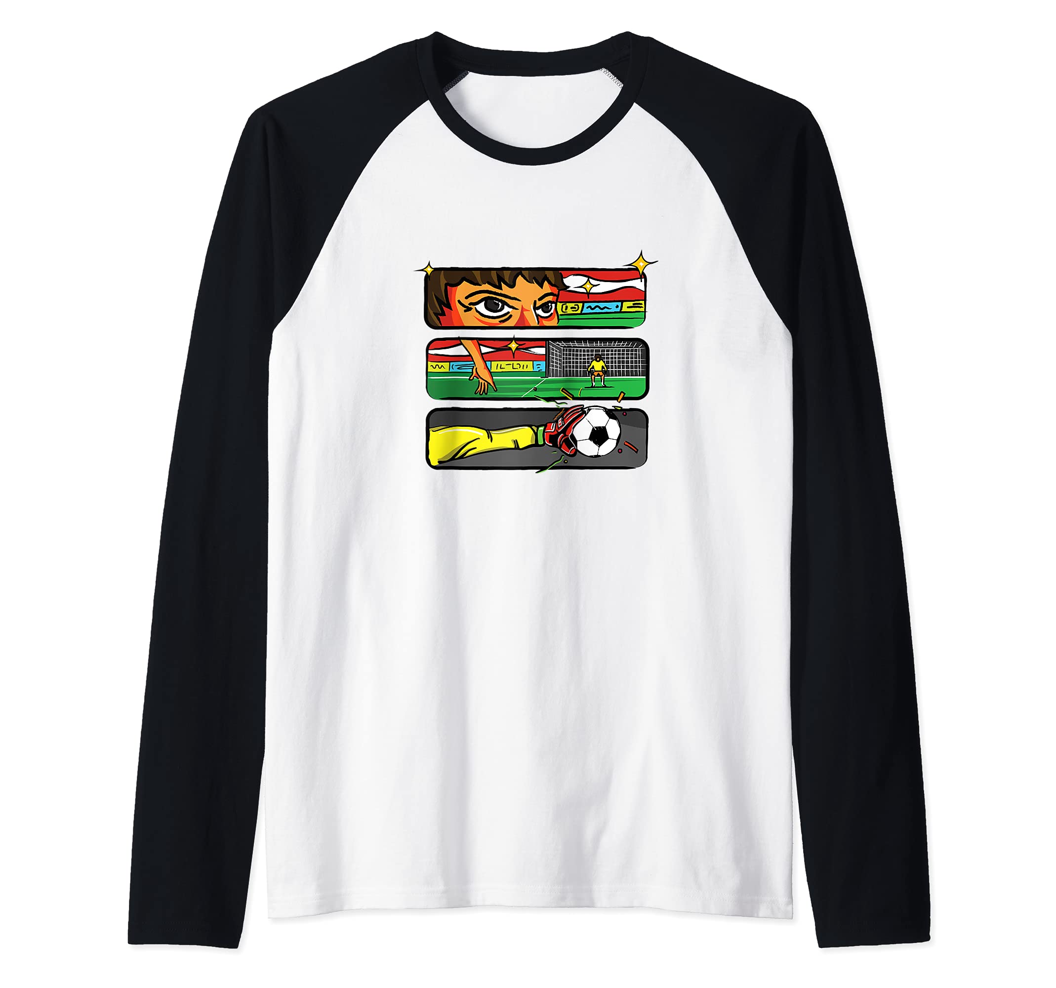 Flag Swiss Raglan Baseball Tee