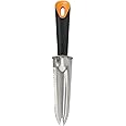 Fiskars Steel Garden Knife, Multi-Purpose Weed Puller Gardening Tool for Planting, Weeding, Digging, and Cultivating with Han