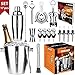 Bar Set 17-Pieces Jumbo Bartender Kit – Premium Cocktail Set Mixology Kit for Bar and Home - All-In-One Cocktail Shaker Set - Bartender Mixology Barware Set for Men and Women - Bar Tools Martini Kit