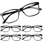 SIGVAN Ladies Reading Glasses Blue Light Blocking Spring Hinge Fashion Pattern Print Eyeglasses for Women