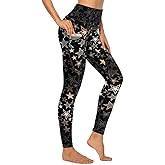 Cerburny High Waisted Exercise Yoga Pants with Pockets Workout Leggings for Women Running Pants