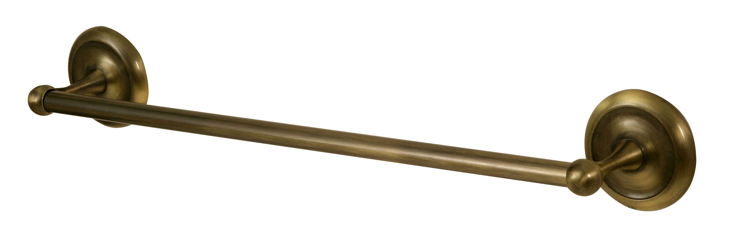 Bisk 00409 Deco Towel Bar in Antique Brass, 61 x 66 x 8 x 7.5 cm