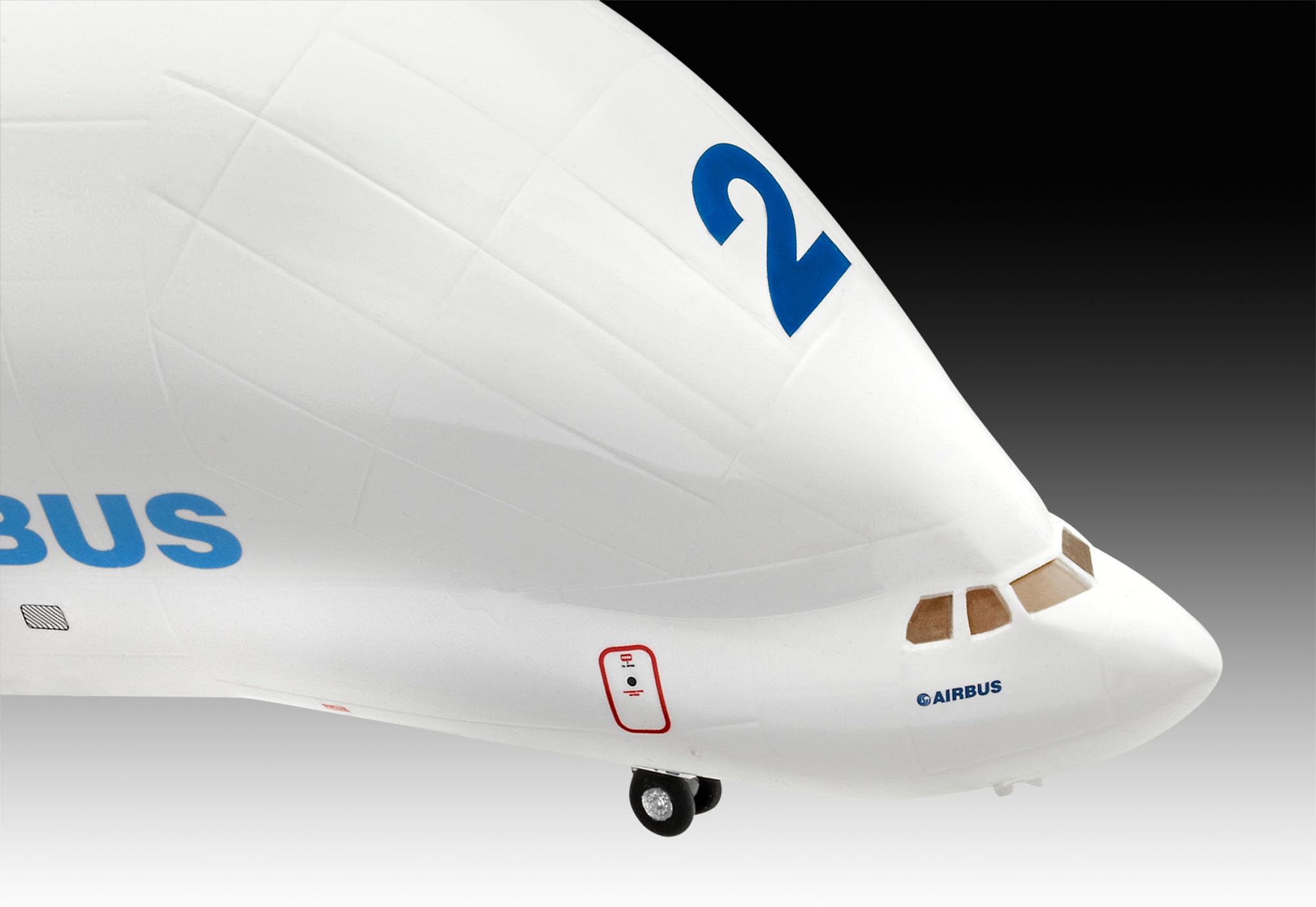 Revell Modellbausatz I Airbus A300-600ST Beluga I Detailreicher Level 4 Flugzeug Bausatz I 78 Teile I Maßstab 1:144 I für Kinder und Erwachsene ab 12 Jahren 4