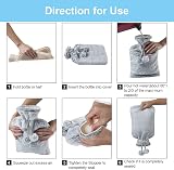 Vicloon 2L Hot Water Bottle with Soft Fluff Cover for Warmth & Comfort view 6