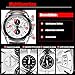 Megir Mens Sport Leather Watch Military Chronograph Analog Quartz Multifunction Wrist Watch