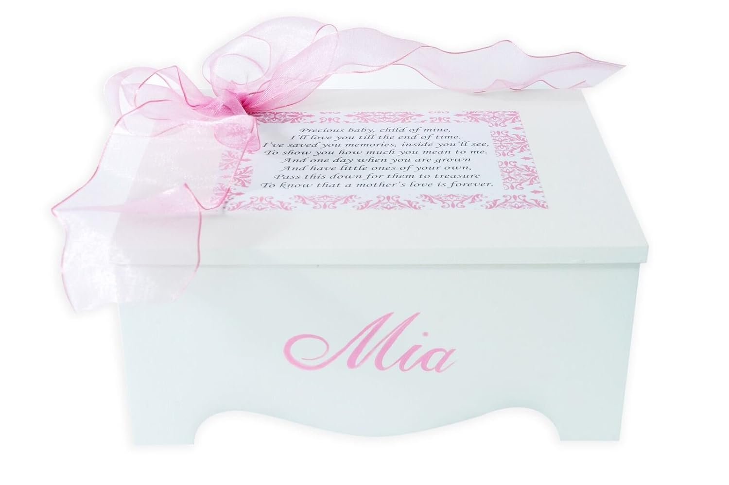 pink keepsake box