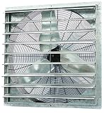 Iliving 36 Inch Single Speed Shutter Exhaust Fan, Wall-Mounted, 36"