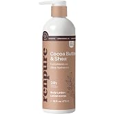 RENPURE Cocoa &amp; Shea Butter Ultra-Hydrating Body Lotion For Dry Skin,16oz | Ultra-hydrating, rich creamy formula delivers 24HR long-lasting moisture, leaving skin softer, smoother and deeply nourished
