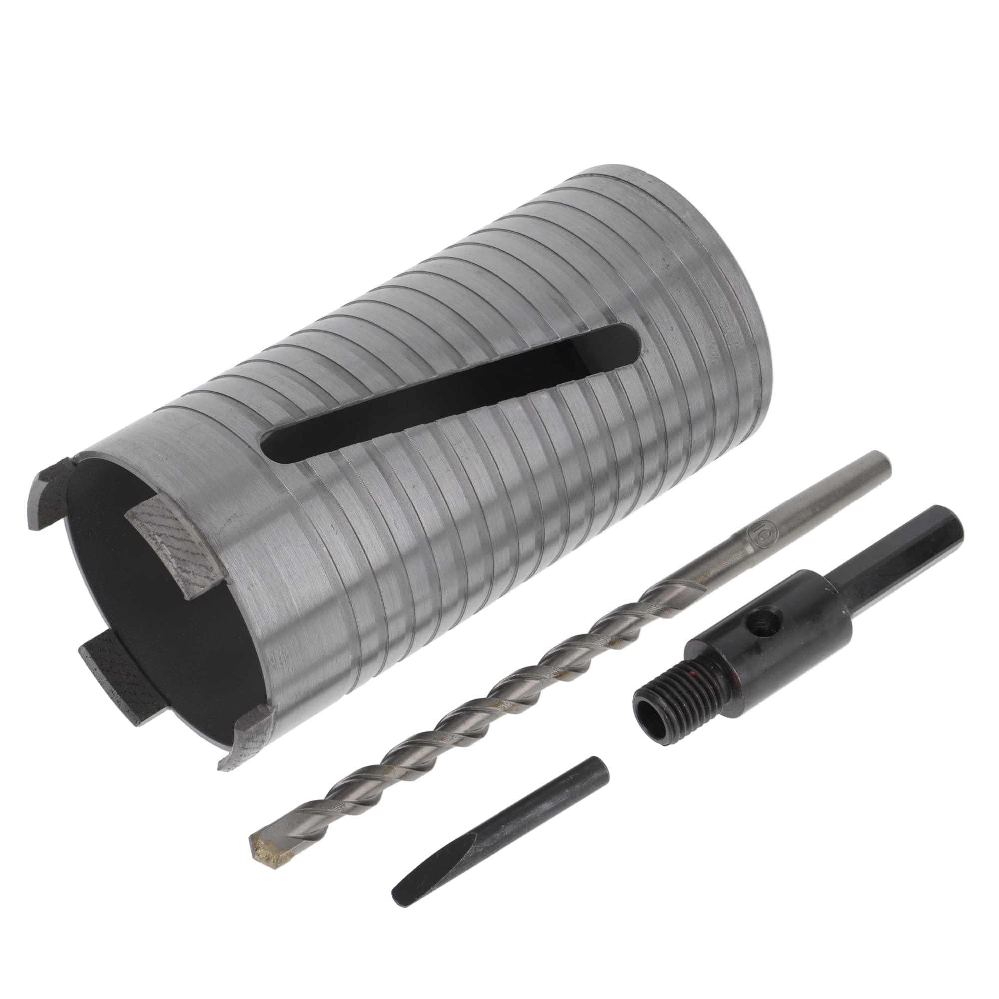 PRODIAMANT diamond core bit ø 82mm effective length 150mm with hexagon adapter laser welded for dry drilling in concrete