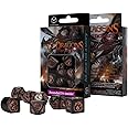 Dragons Modern Dice Set Black & Copper