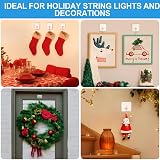 Relazoom 12 Pack Self Adhesive Hooks Heavy Duty 15kg Transparent No Drill view 7