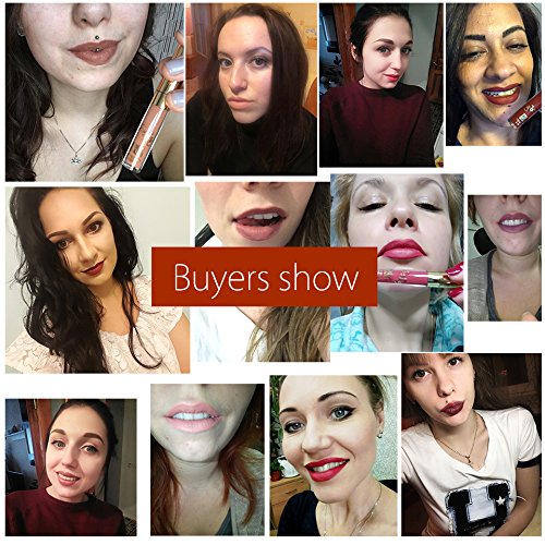 6 Couleurs Mini Rouges à lèvres mat liquides Longue Durée Rouge à Lèvres Liquide Waterproof Hydratant Brillant Maquillage à Lèvres