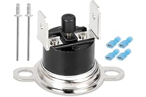 LONGSURE 958530285 Thermal Cutoff Fuse Fit for Dometic DM2652 RV Refrigerator Parts, Replacement 3850870019 Fast Acting Cutoff Fuse (RV/Camper),Includes pre-Attached Wiring terminals, and mounting Rivets ﻿