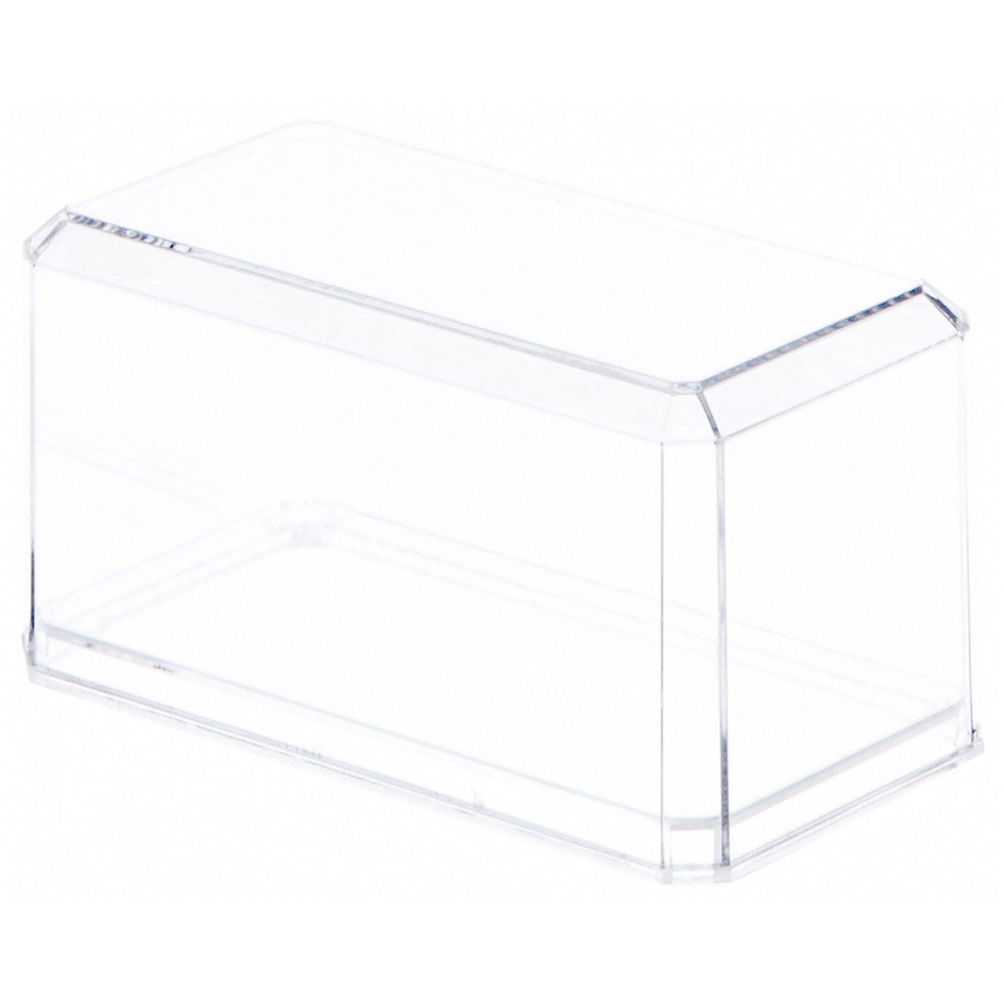 Pioneer Plastics 164C Clear Plastic Display Case for 1:64 Scale Cars, 3.5" W x 1.625" D x 1.75" H (Mailer Box), Pack of 6