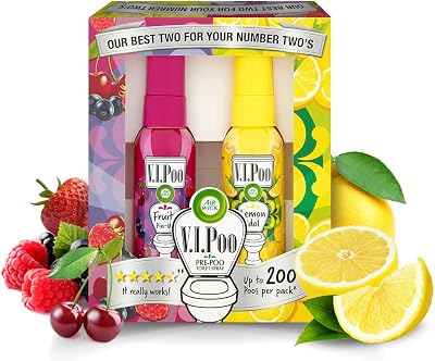 Air Wick Twin Gift Pack Lemon Idol & Fruity Pin Up VIPoo Spray