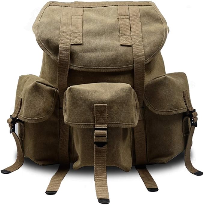Replica WW2 US Army Style Backpack Outdoors Packs Canvas bag Amazon.ca