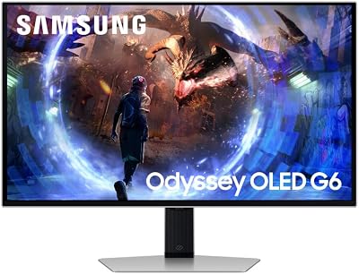 Monitor Gaming Odyssey OLED G6 (S27DG602), Flat, 27'', 2560x1440 (QHD), 16:9, HDR10+, OLED, 360Hz, 0,03ms (GtG), FreeSync Premium Pro, HDMI, USB, DP, HAS, Pivot
