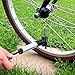 Zacro Mini Bike Pump, with Glueless Puncture Repair Kit and Tire Levers, Frame Mount and Ball Needle,Compatible with both Presta and Schrader (No Valve Changing Needed)