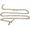 labwork Tow Chain 15 J Hook 5/16 x 10 FT Grade 70 Replacement for Mini J Hook Recovery Wrecker Axle