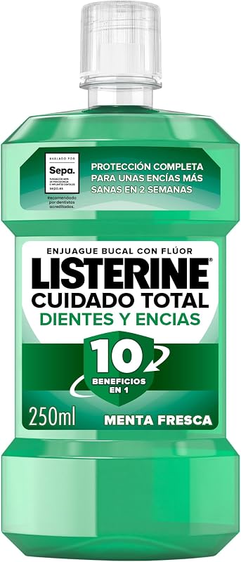 Cuidado Total Dientes y Encías Enjuague Bucal con Flúor, 250 ml — foto 1 de 8