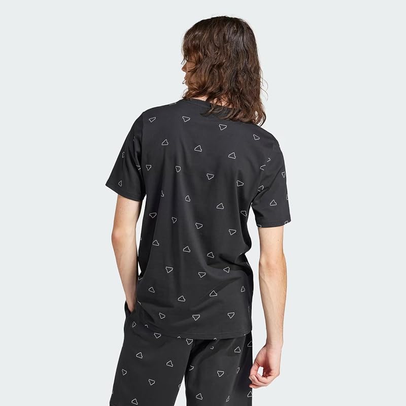 Homme Seasonal Essentials Monogram Graphic Tee (Plus Size), Black, M Extra Tall — photo 2 sur 7