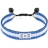 FAHARI Flag Bracelet | Adjustable | Handcrafted | Boho| Patriotic Bracelet