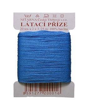 Stopfgarn Stopfwolle Baumwolle Tex 20-2-3 blau türkis 25 m (5544)