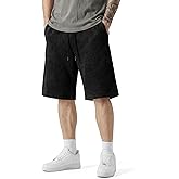 JMIERR Men's Acid Wash Cotton Loose Fit Drawstring Baggy Sweat Shorts | Wide Leg, Elastic Waist, Deep Pockets, Oversized Casual Wear, Vintage Y2K Streetwear, Summer Outfits, Gym Workout Shorts