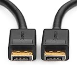 UGREEN Golde Plated DP Cable, 3m Support 4K @60Hz with Audio from Laptop/PC/Graphic Card to HDTV, Monitors, Display, Projectors,etc