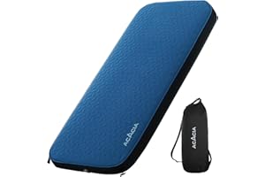 ACACIA 4.3" Thick Self Inflating Sleeping Pad with Foam | Innovative Y-Shaped Telescopic Structure | Ultraportable Camping Mattress | Outdoor Compact Air Mat for Tent Car |