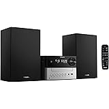 Philips Bluetooth Stereo System for Home with CD Player, MP3, USB, Audio in, FM Radio, Bass Reflex Speaker, 18W, Remote Contr