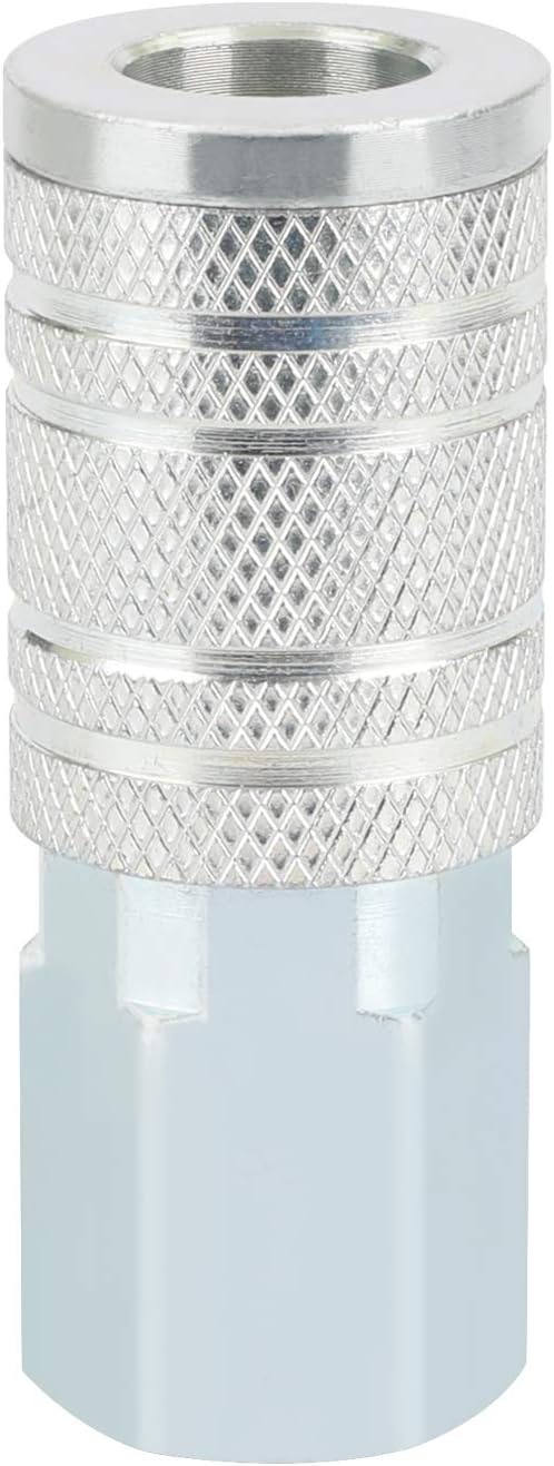WYNNsky Industrial Air Coupler, 1/2 Inch Body Size, 1/2 Inch Thread Size, Steel Air Compressor Accessories fittings - - 