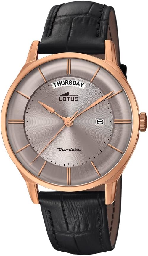 Mens Analogue Classic Quartz Watch with Leather Strap 18422/1